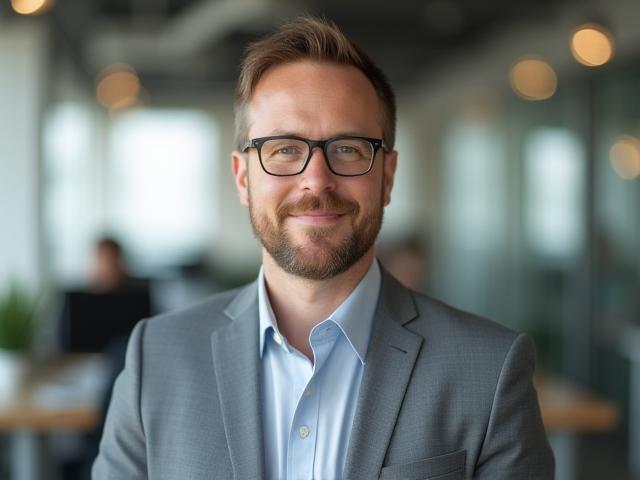 Headshot of a seasoned software architect