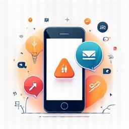 Icon representing native and cross-platform mobile app development